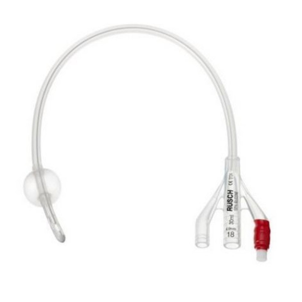 Καθετήρας 3way Foley Couvelaire σιλικόνης προστατεκτομής Rusch από Ch18 έως Ch22